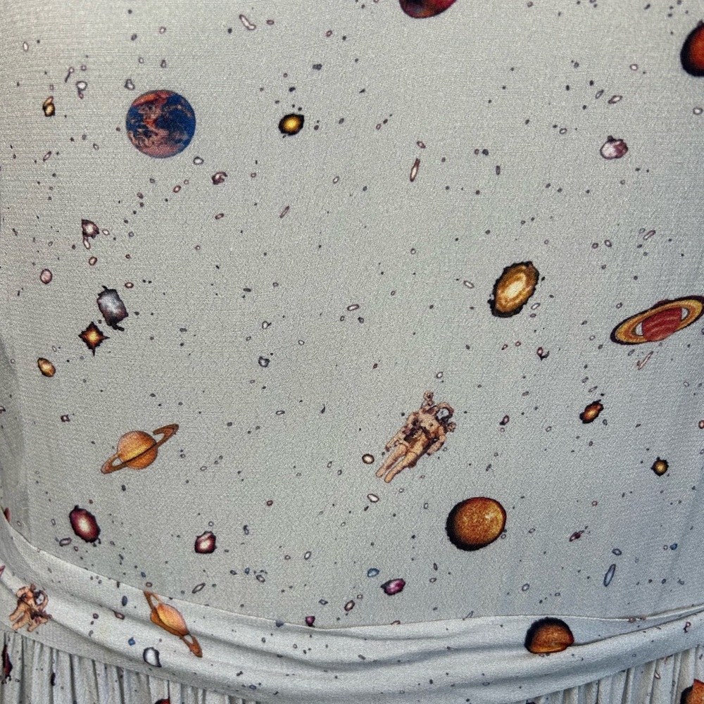 Kindom Intergalactic Space Planet Pattern Dress A… - image 5